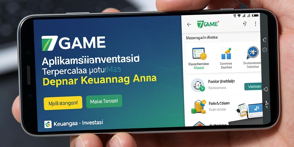 Tampilan antarmuka aplikasi 7GAME yang inovatif dan mudah digunakan.