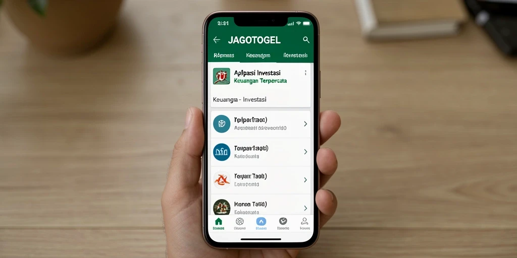 Antarmuka aplikasi JAGOTOGEL yang user-friendly untuk investasi.