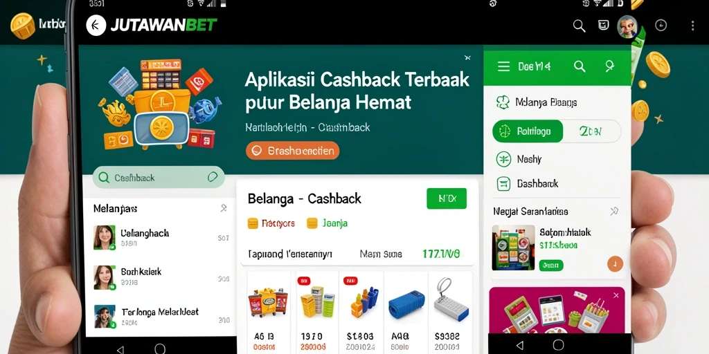 Tampilan antarmuka aplikasi JUTAWANBET untuk cashback yang menarik.