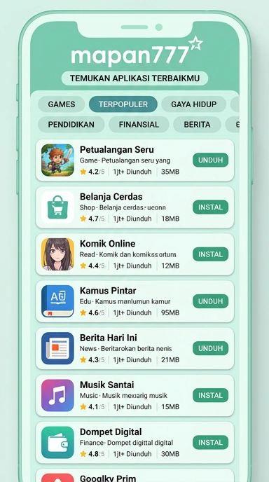 Katalog Aplikasi Populer | Mapan777 - Unduh Aplikasi Terbaik